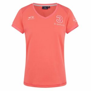 T-Shirt Favouritas Tech, Gr. L - bright coral