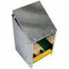 Geflügel-Futterautomat 2,5kg, verzinkt, mit schrägem Deckel, Futter...