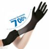 100x HYGOSTAR® Nitril-Einmalhandschuhe SAFE SUPER STRETCH, Schwarz,...