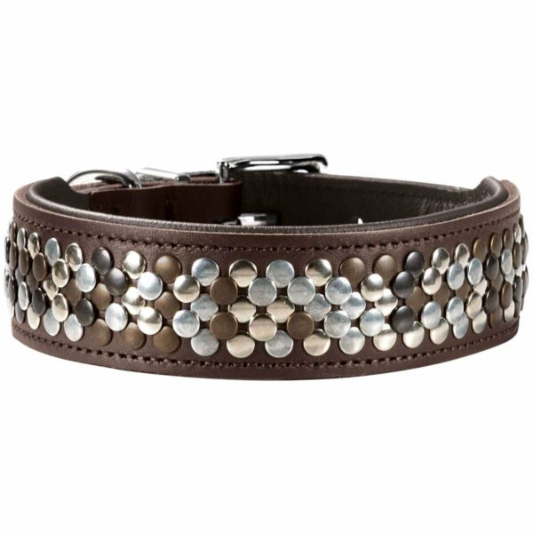 Halsband Arizona Up, 30 - 34 cm, Breite 2,6 cm, braun